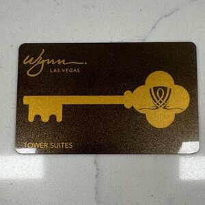 Gold and Brown Key Card